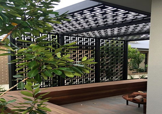 SVJ - Landscape Lase Cut Metal Screens